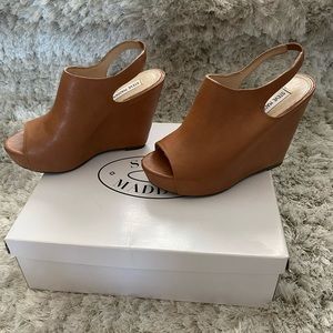 Steve Madden Blassst Wedge - Cognac